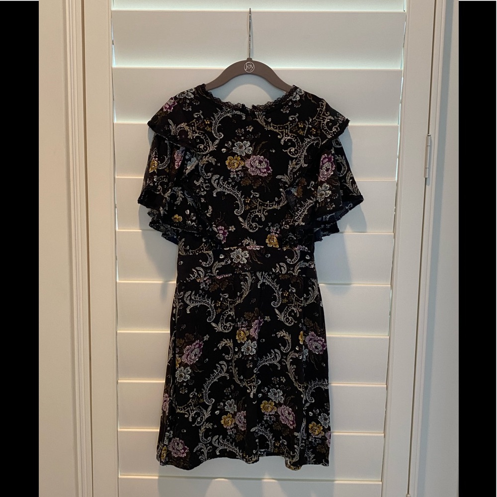 Art Class Girls’ Black Floral Dress